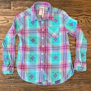 HOST PICK 💫 Girls Justice Button Down Shirt